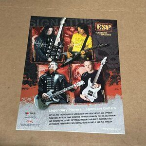 Wilton / George Lynch / Richard Z / Paige Hamilton - ESP Guitars - 2006 Print Ad